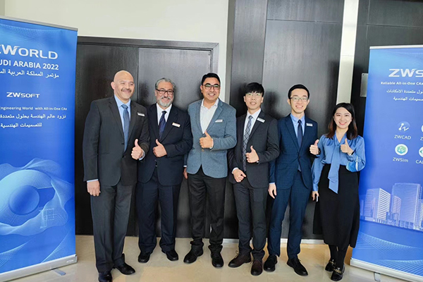 ZWSOFT Team at ZWorld Saudi Arabia 2022