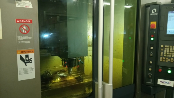 Figure 5. The machining of over-injection mold products by Eurecat