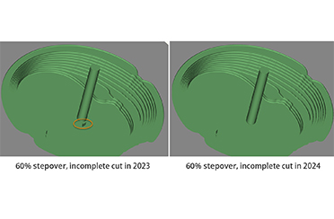QuickMill™ Large Step-over Roughing Improvement