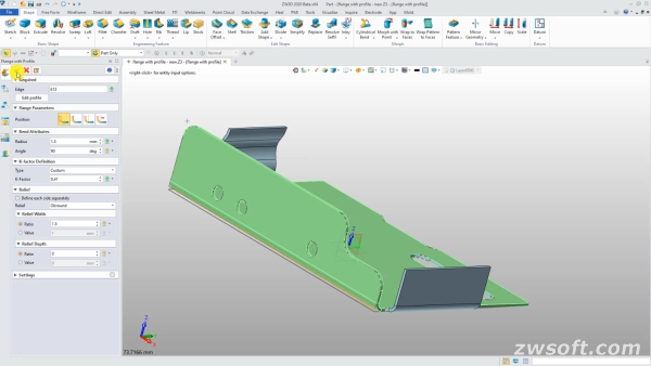 ZW3D 2020 Beta - Módulo CAD: Resolver com Os Produtos Mais Complexos