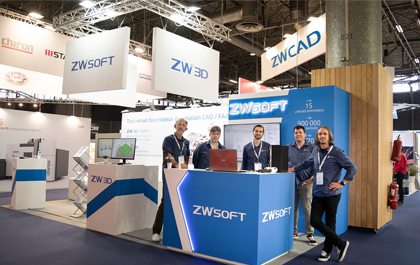 ZWSOFT Made a Wonderful Presence at Global Industrie 2022 in France