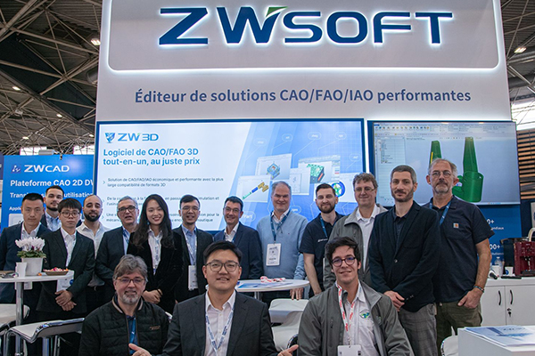 ZWSOFT team at Global Industrie Lyon 2023