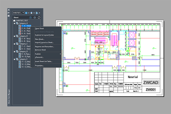 Figure 2. Rich features on right-click menu.