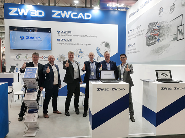 Figure 2. ZWSOFT Team at Hannover Messe 2022