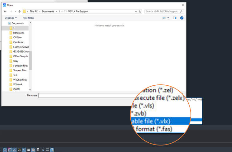 FAS/VLX File Support