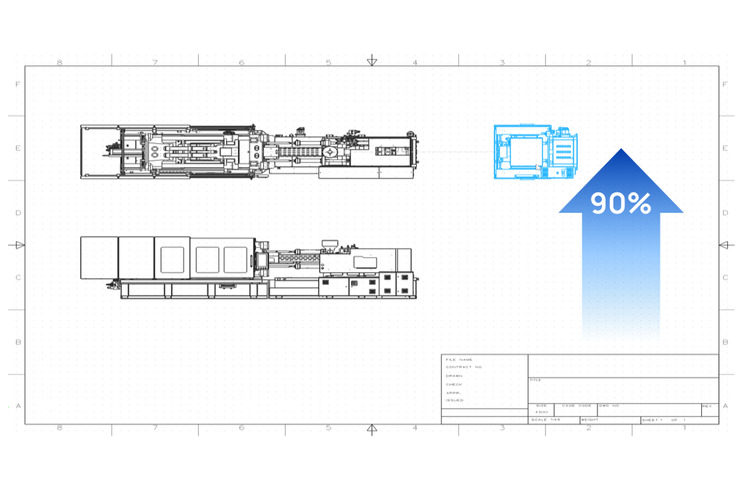 Elevated 2D Drawing Projection