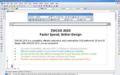 ZWSOFT announces its fastest ZWCAD ever - ZWCAD 2010