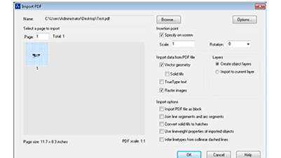 PDF IMPORT