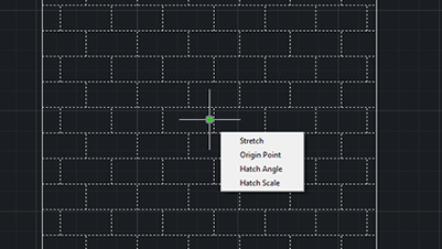 Multifunctional Grip Menu for PLINE and HATCH