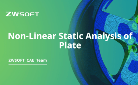 Non-Linear Static Analysis of Plate