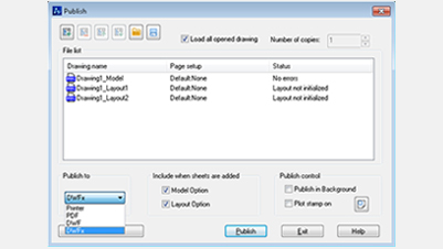 Export to DWFx