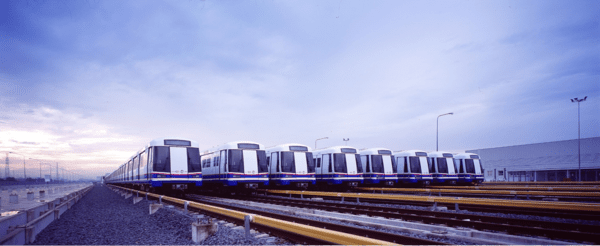  CH. Karnchang played a key role in constructing the MRT system in Bangkok