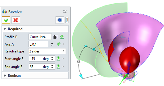 Generate the bud, petals and receptacles