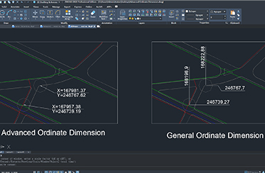 Advanced Ordinate Dimension