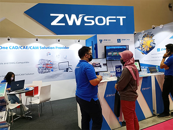 Figure 4. ZWSOFT Malaysia Team introduced ZWSOFT products.