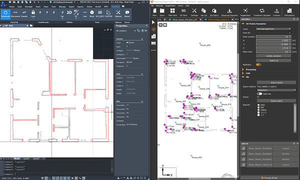 Transfer lines and polylines