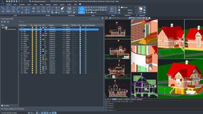 Layer Properties Manager Palette