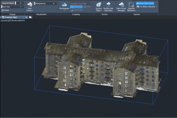 Change the point color style and adjust the transparency to show different visualization degrees.