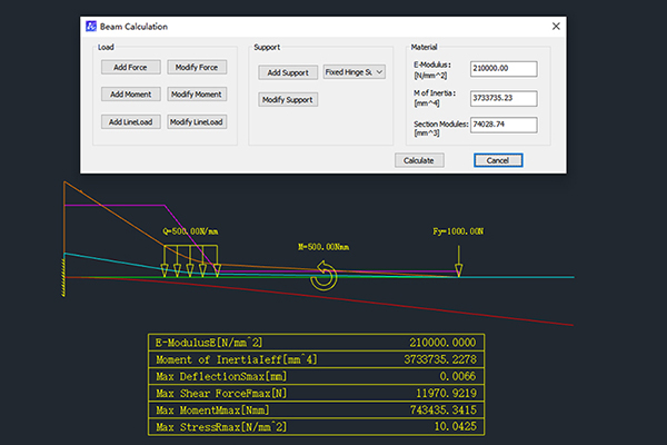 Deflection Calculation