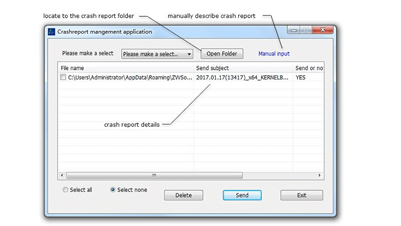CrashReport Manager