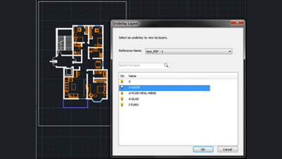 PDF / DWFx Underlay